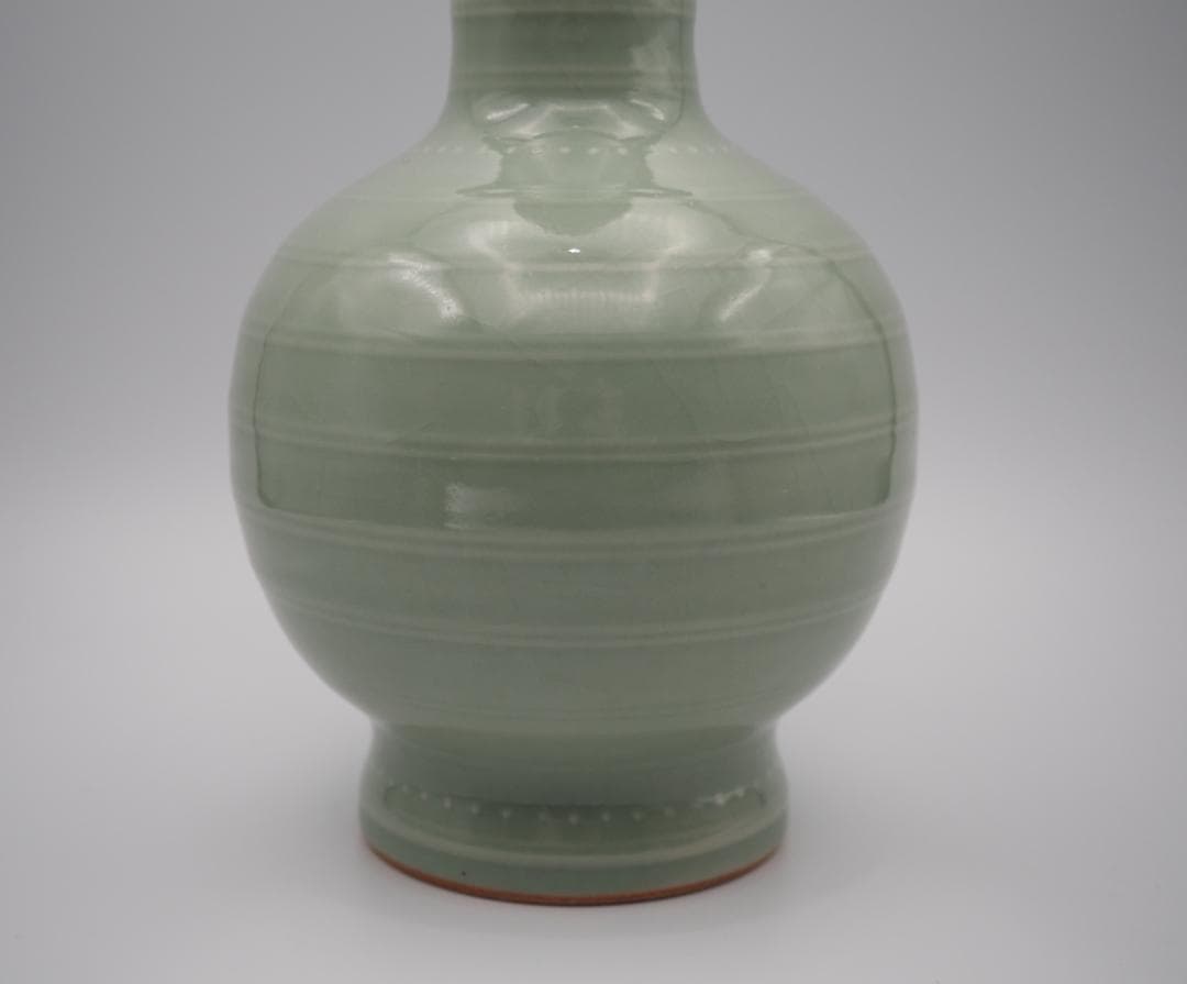 清風与平造 秘色窯 花瓶 清風造 花入