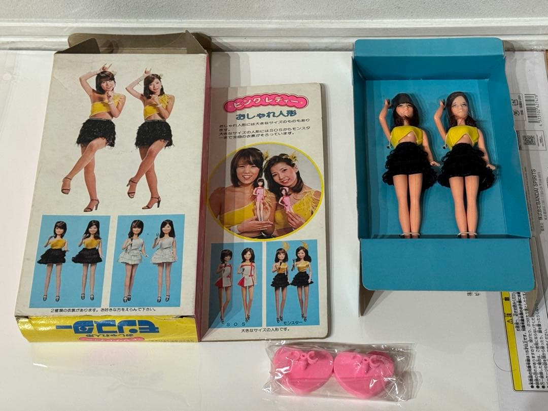 ピンクレディー　フィギュア　モンスター　当時物　箱キズ　未使用