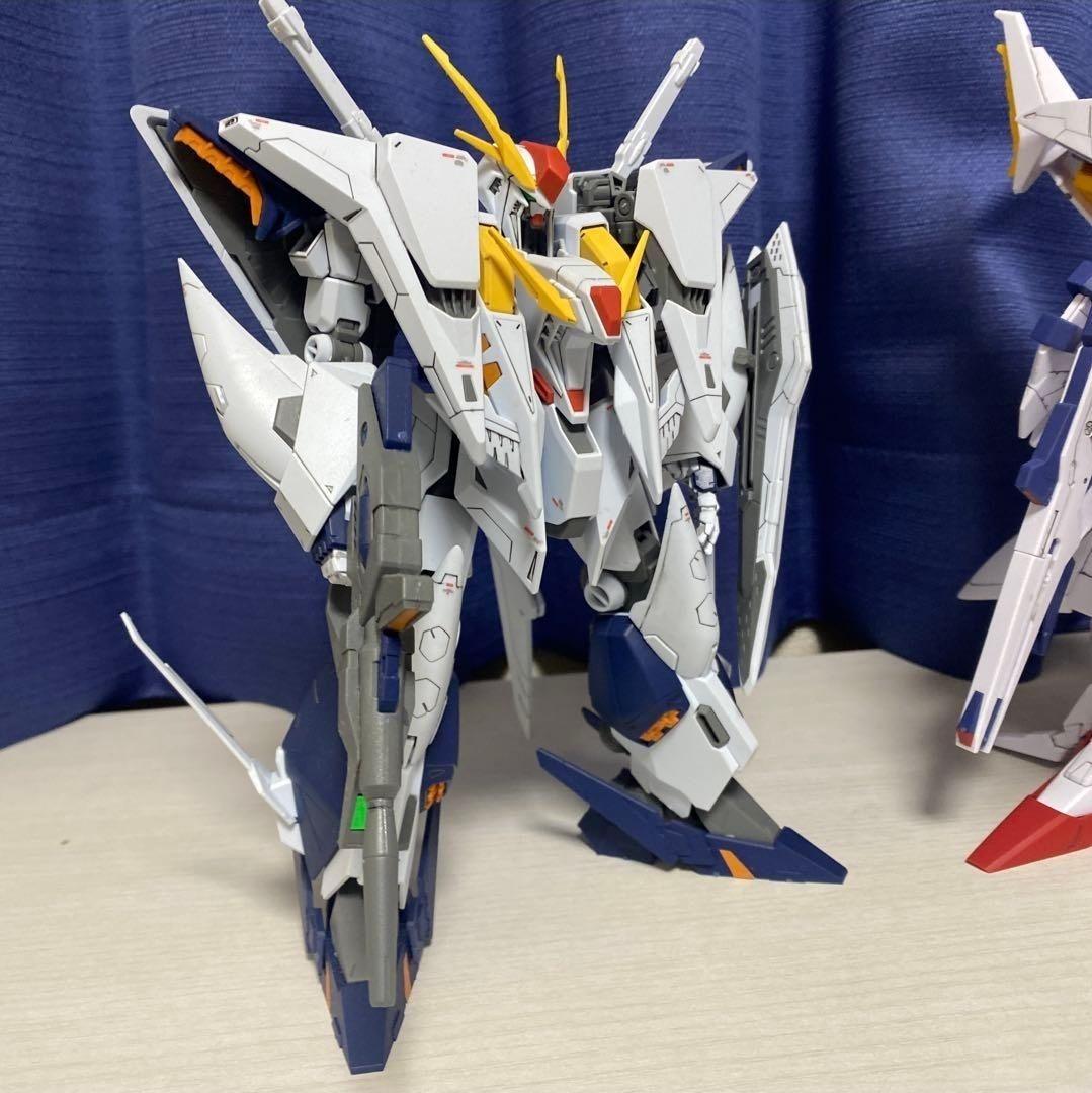 閃光のハサウェイ　クスィーガンダム　ペーネロペー　墨入れ　完成品　2体セット