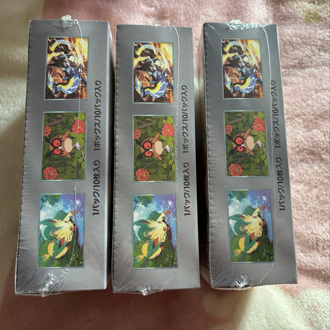 ポケモンカード　テラスタルフェスex 3BOX シュリンク付き