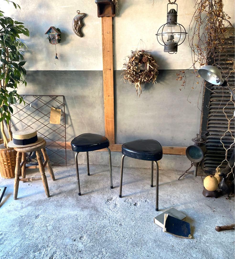 ビンテージ スツール2脚セット