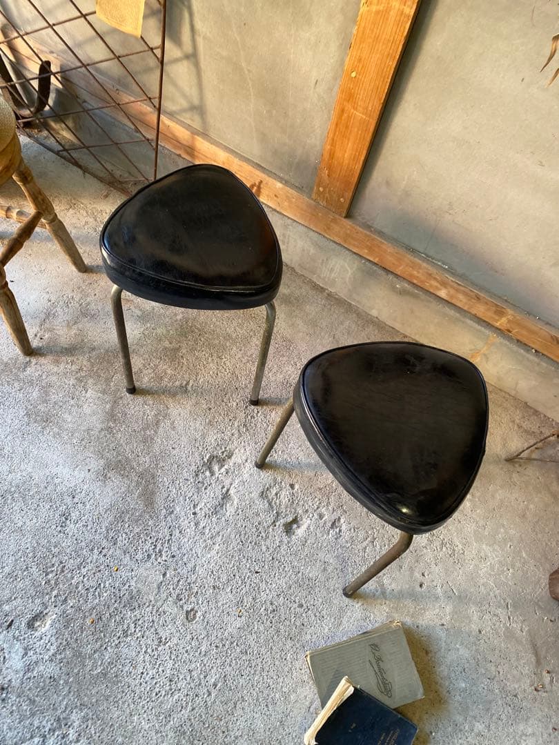 ビンテージ スツール2脚セット