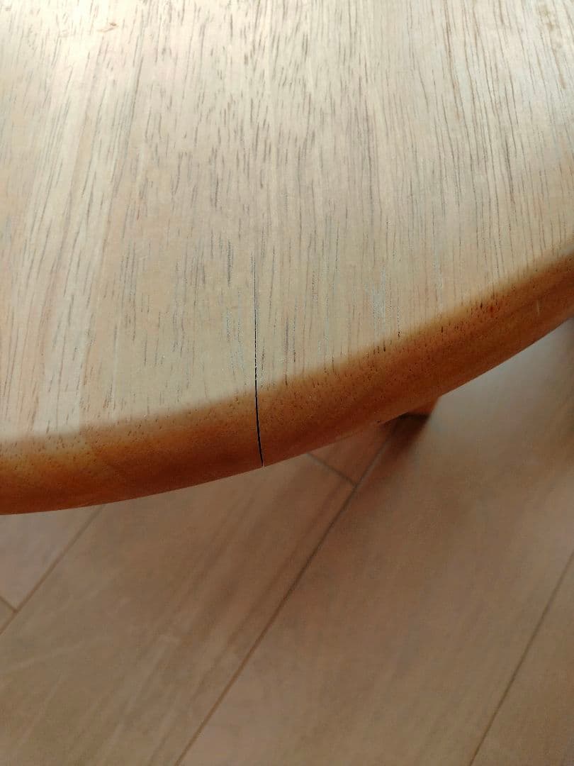 最終価格　天然木　ちゃぶ台　楕円形　折りたたみ　テーブル　リビング　ナチュラル