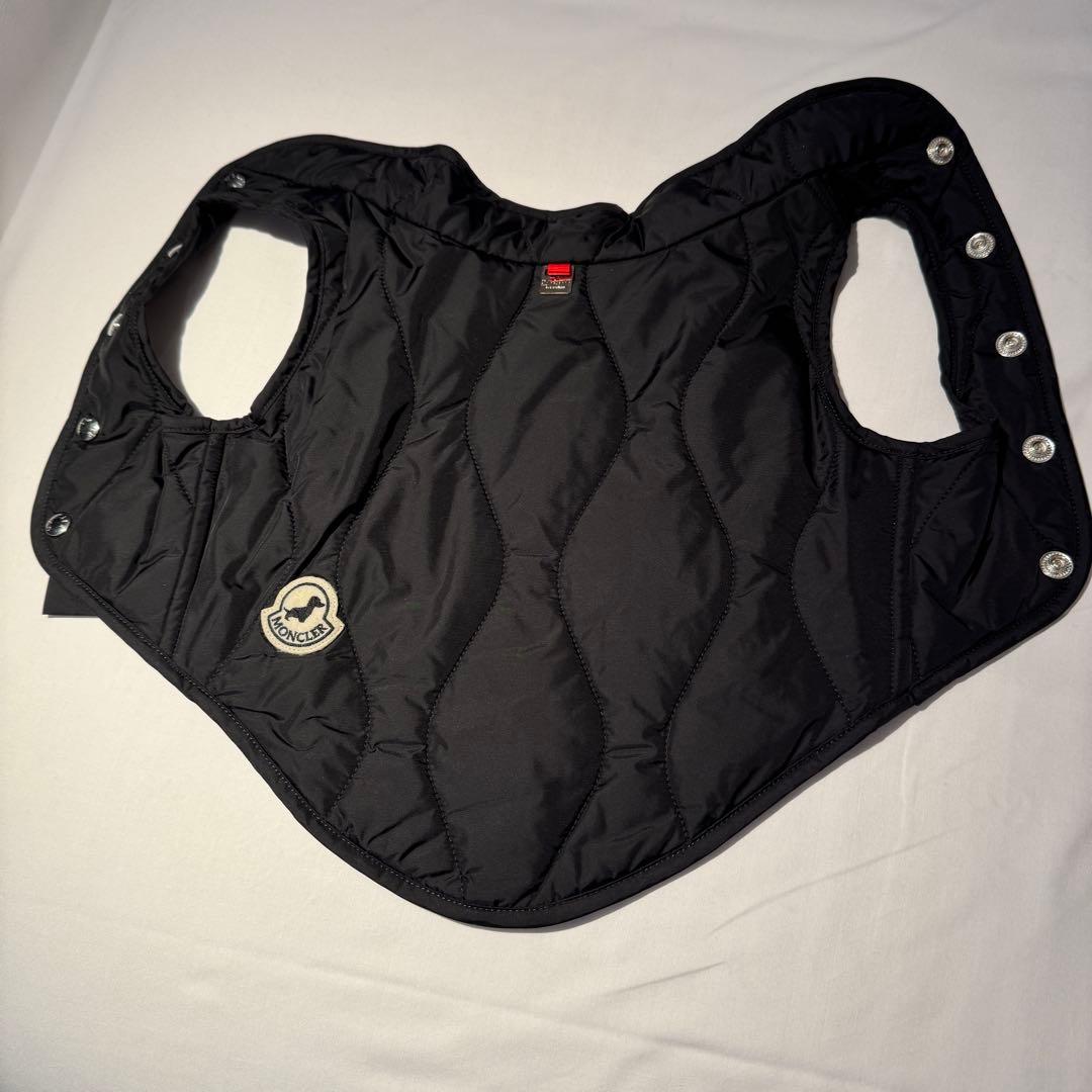 ドッグ ベスト 犬 MONCLER モンクレール ブラック 黒 ダウンジャケット
