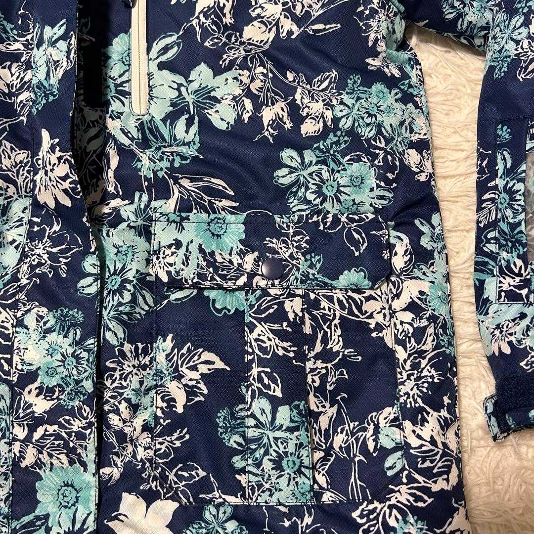 【美品】FABLICE ファブリス スキーウェア 上下 総柄 花柄 M