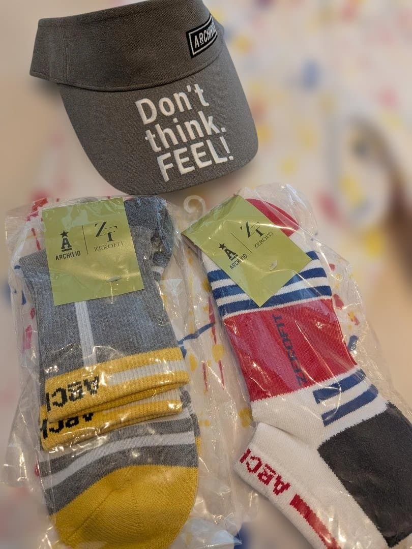 メンズゴルフパンツとキャップ、ソックス5点セット