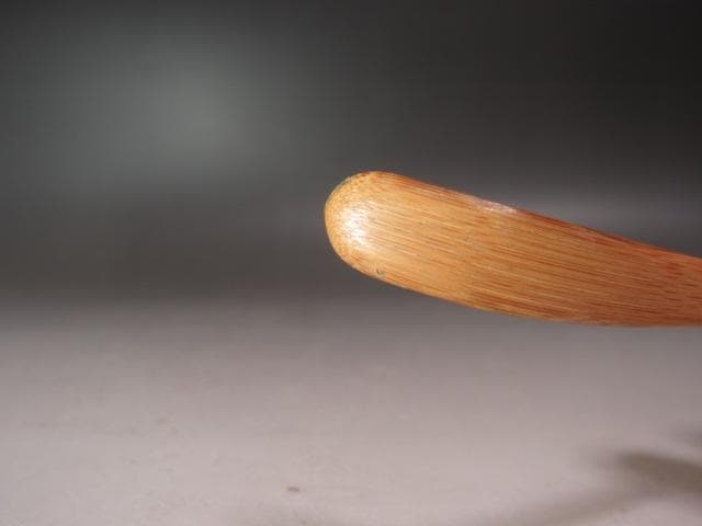 ★　堀内流　十二代　兼中斎　宗完　自作茶杓　花曇★x573