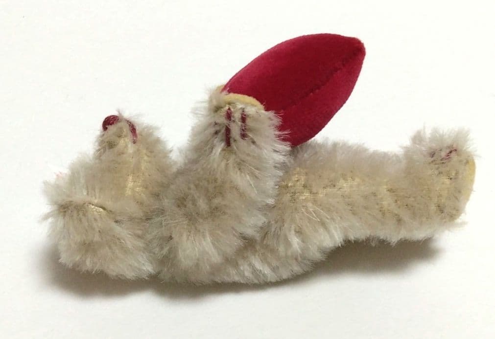 シュタイフカレンダー 2月 ミニテディベア 2001年　限定版 ハートを抱えて