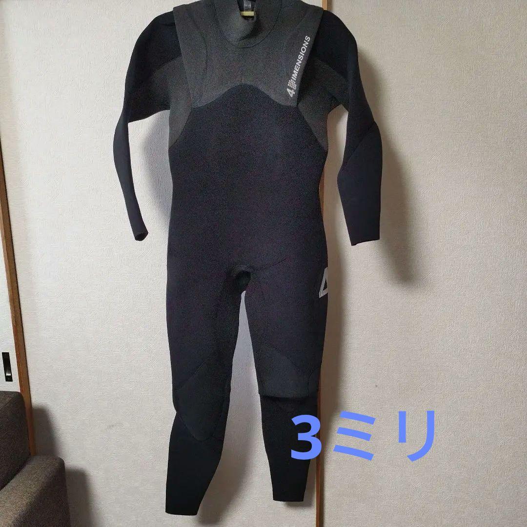 4Dimensions 3ミリフルスーツ ブラック