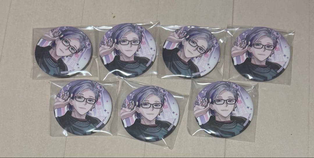 にじさんじ7大タワーコラボ 缶バッジ 不破湊 等身