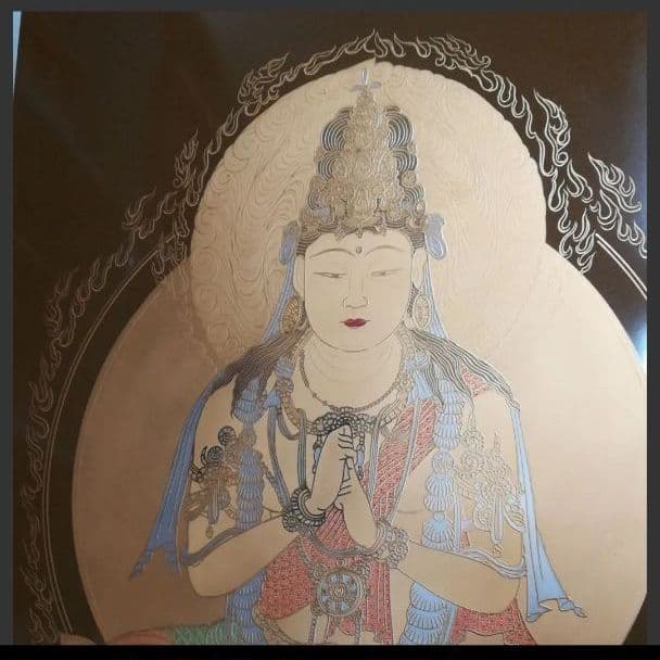 大日如来　蒔絵パネル