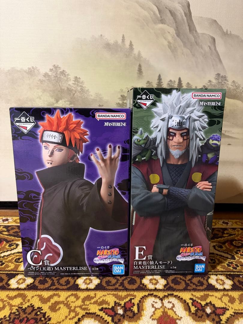 NARUTO/ナルト　C賞ペイン フィギュア　D賞自来也　一番くじ　おまけ付