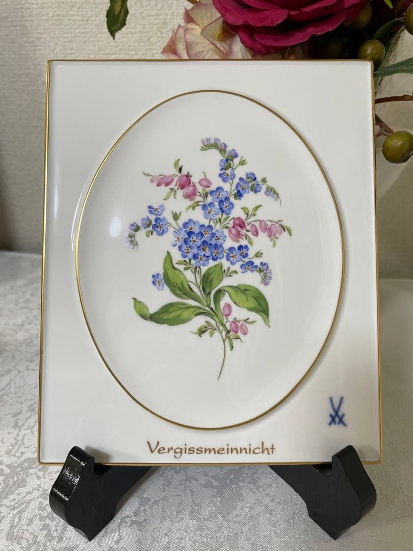 マイセン　陶版画　プラーク