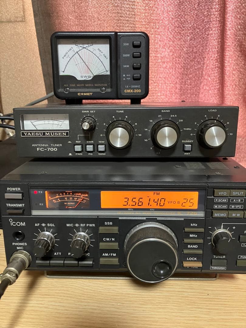 ICOM IC-726 トランシーバー 100w 7MHz拡張（ゼネカバ対応）