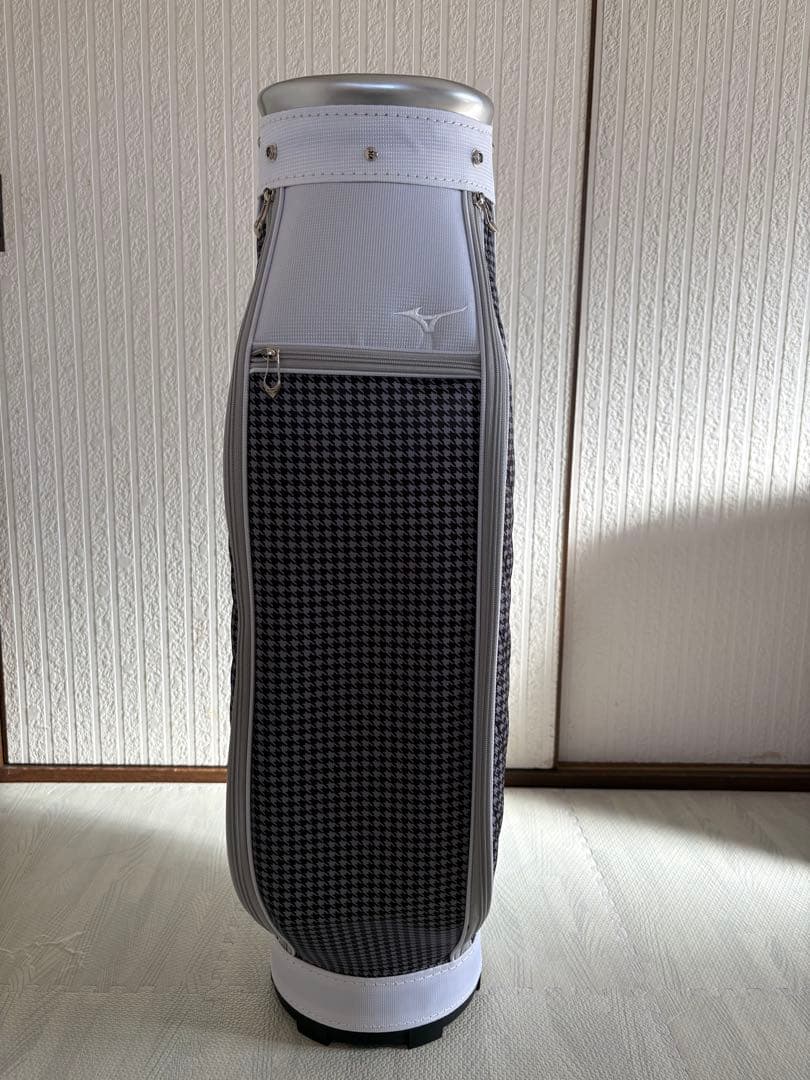 Mizuno ゴルフバッグ・キャディバッグ 8.5型　ホワイト・ブラック