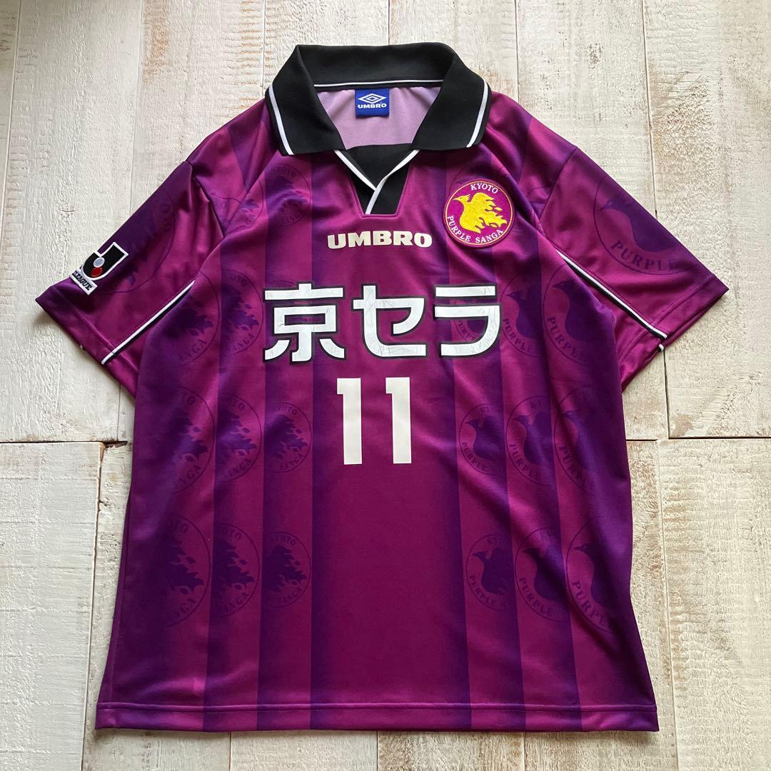 アンブロ 京都パープルサンガ ユニフォーム 11 サイズO-XO vintage