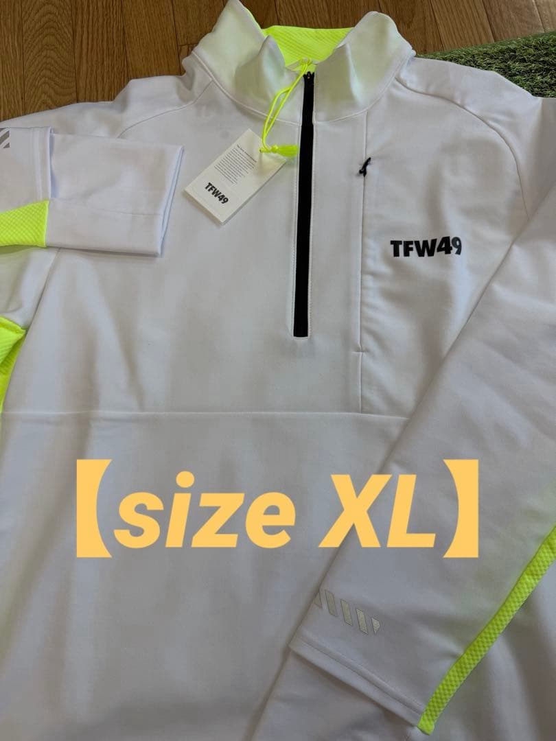 新品正規品【TFW49/XL】ハーフジップ長袖カットソー長袖シャツ