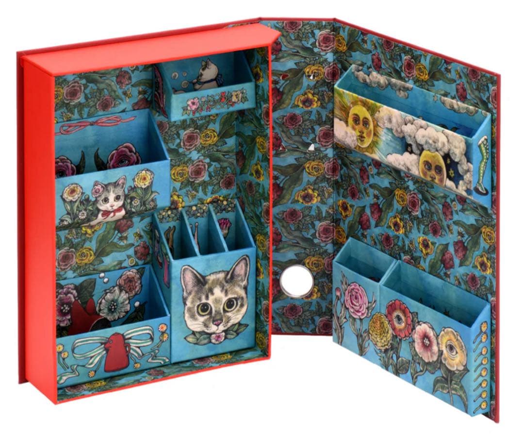 ヒグチユウコ ホルベイン コラボ 角缶 ツールボックス 2種セット