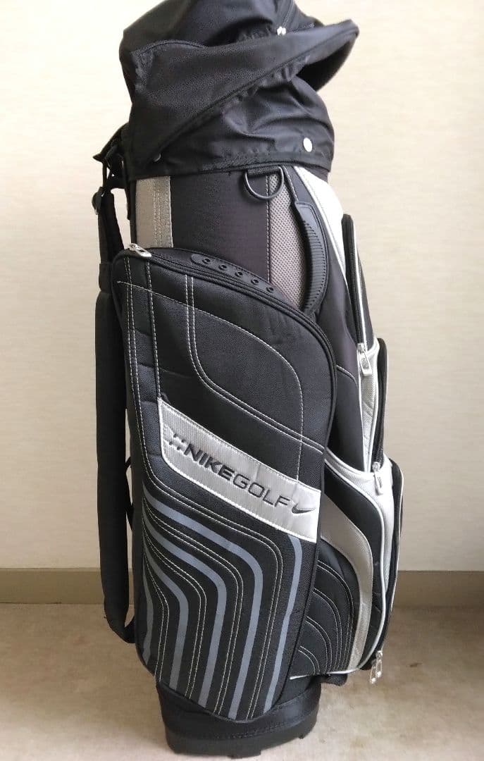 ナイキ　キャディバック　14分割　9型　ブラック　ナイロン