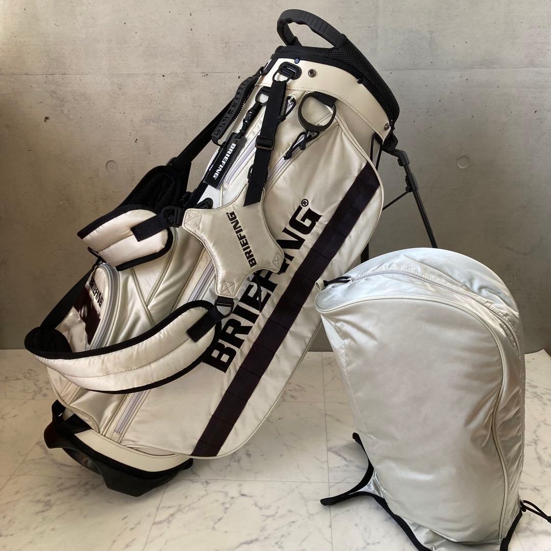 ⛳️極美品 ブリーフィング ゴルフ CR-4 #02 キャディバッグ 薄茶