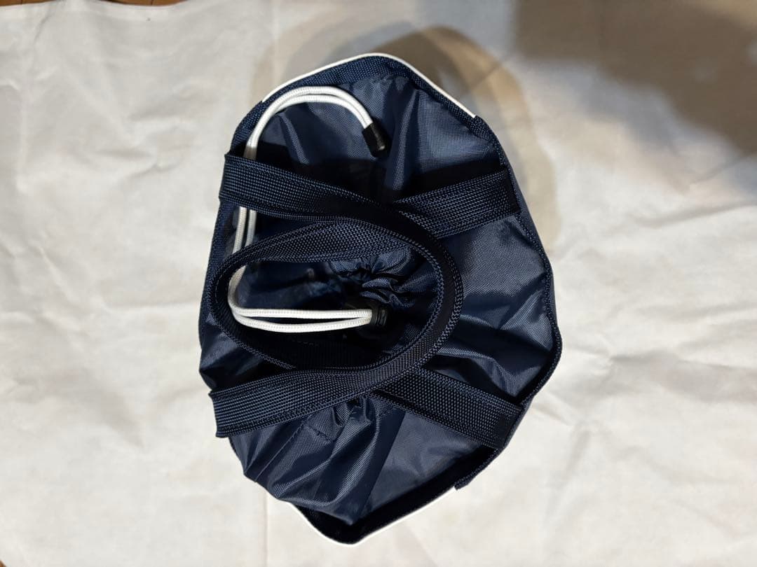 未使用に近い　ジョーンズゴルフ　JONES ゴルフカートバッグ ネイビー白