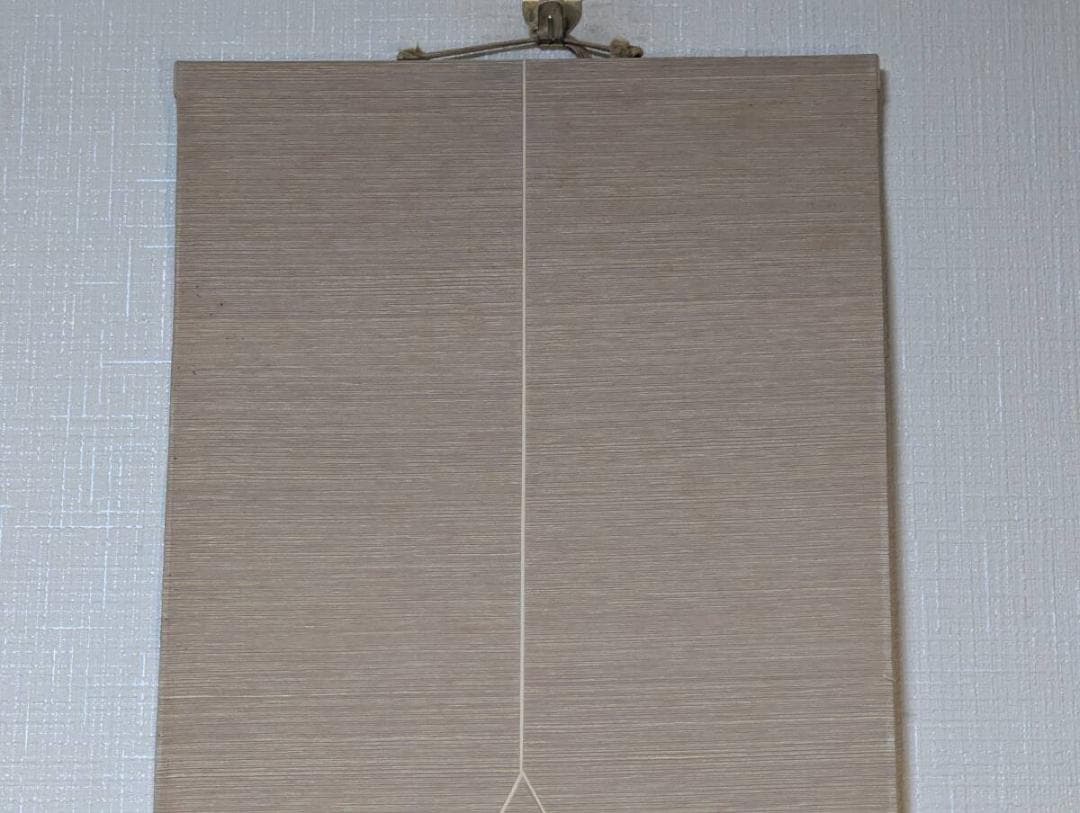 【真作】掛軸　人物賛図　和歌添え　落款印章あり　古美術　合箱入　U19