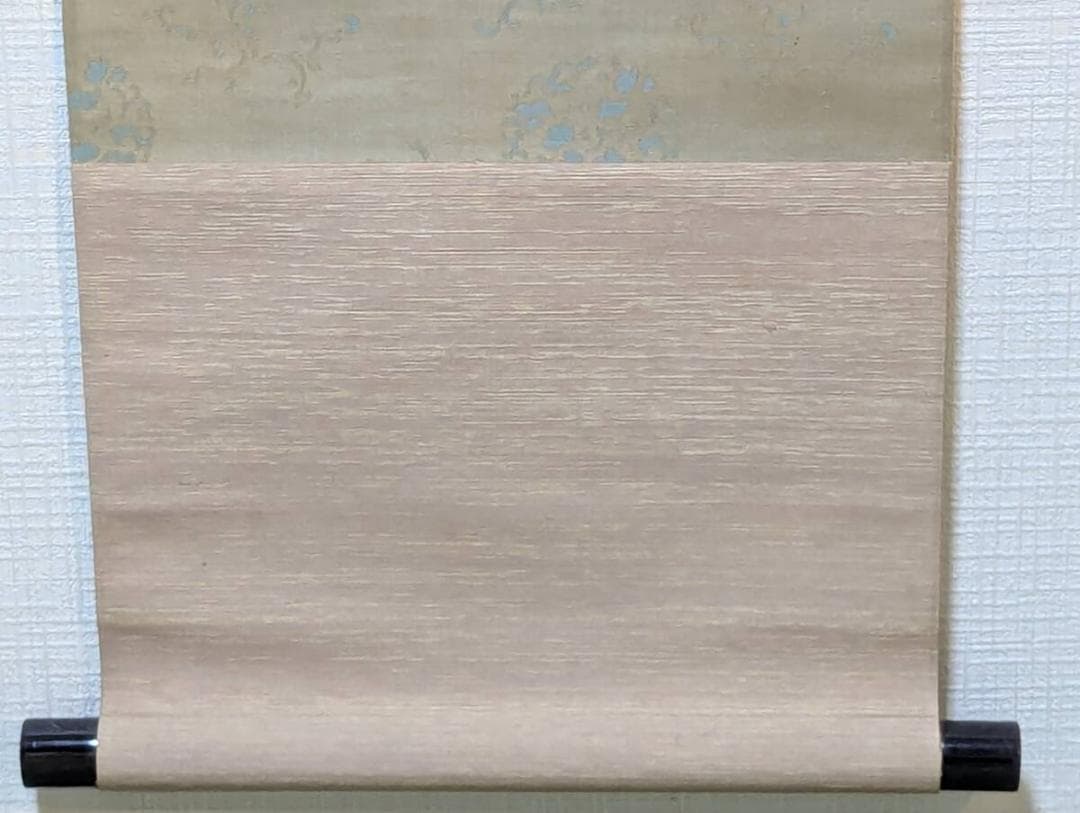 【真作】掛軸　人物賛図　和歌添え　落款印章あり　古美術　合箱入　U19