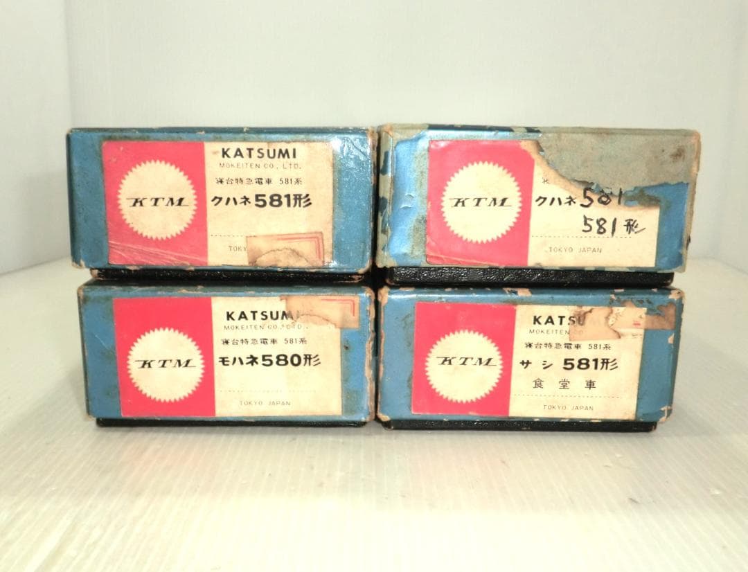 カツミ模型 HOゲージ 581系 寝台特急　4両