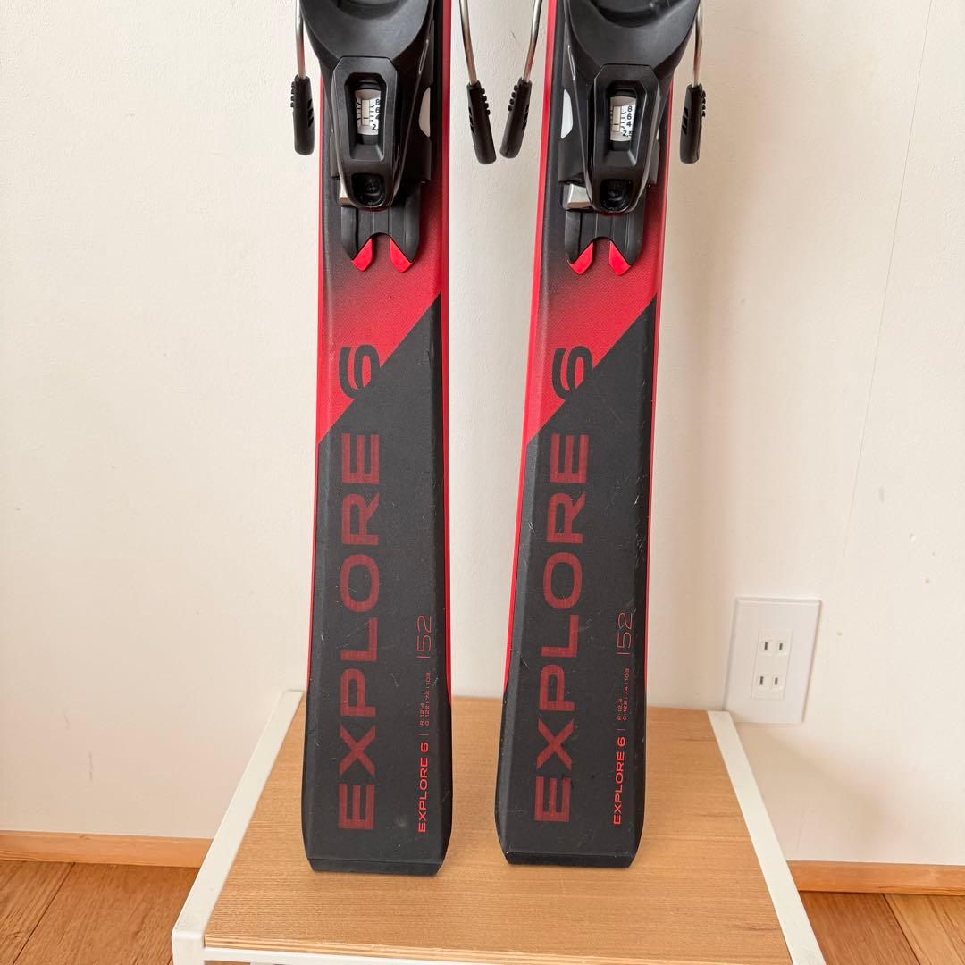 elan explore6 152cm スキー板 バインディング エクスプローラ