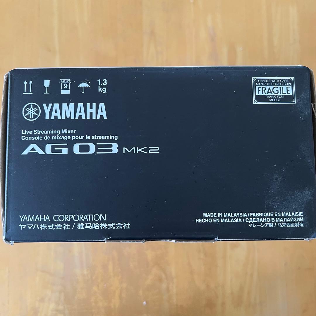 YAMAHA AG03 MK2 ブラック 配信ミキサー