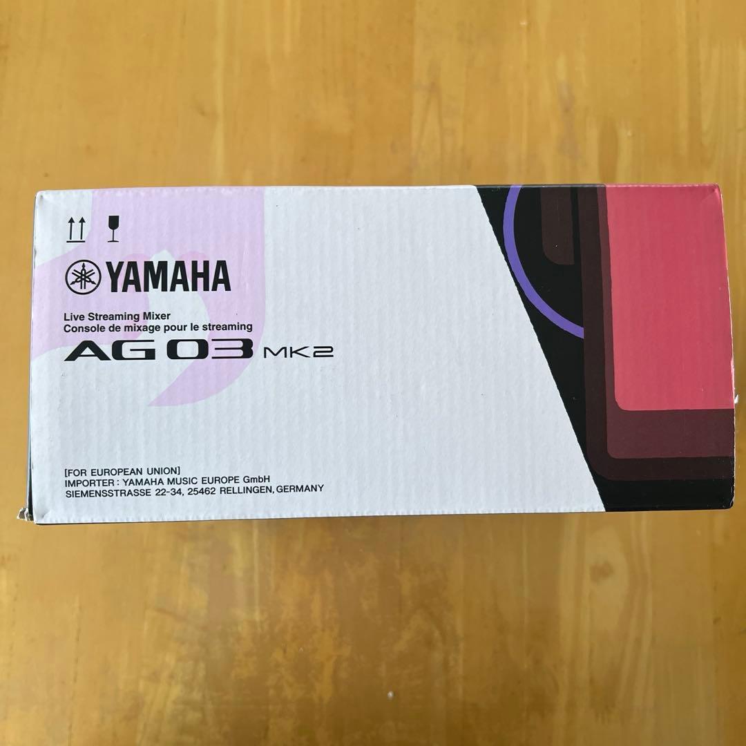 YAMAHA AG03 MK2 ブラック 配信ミキサー