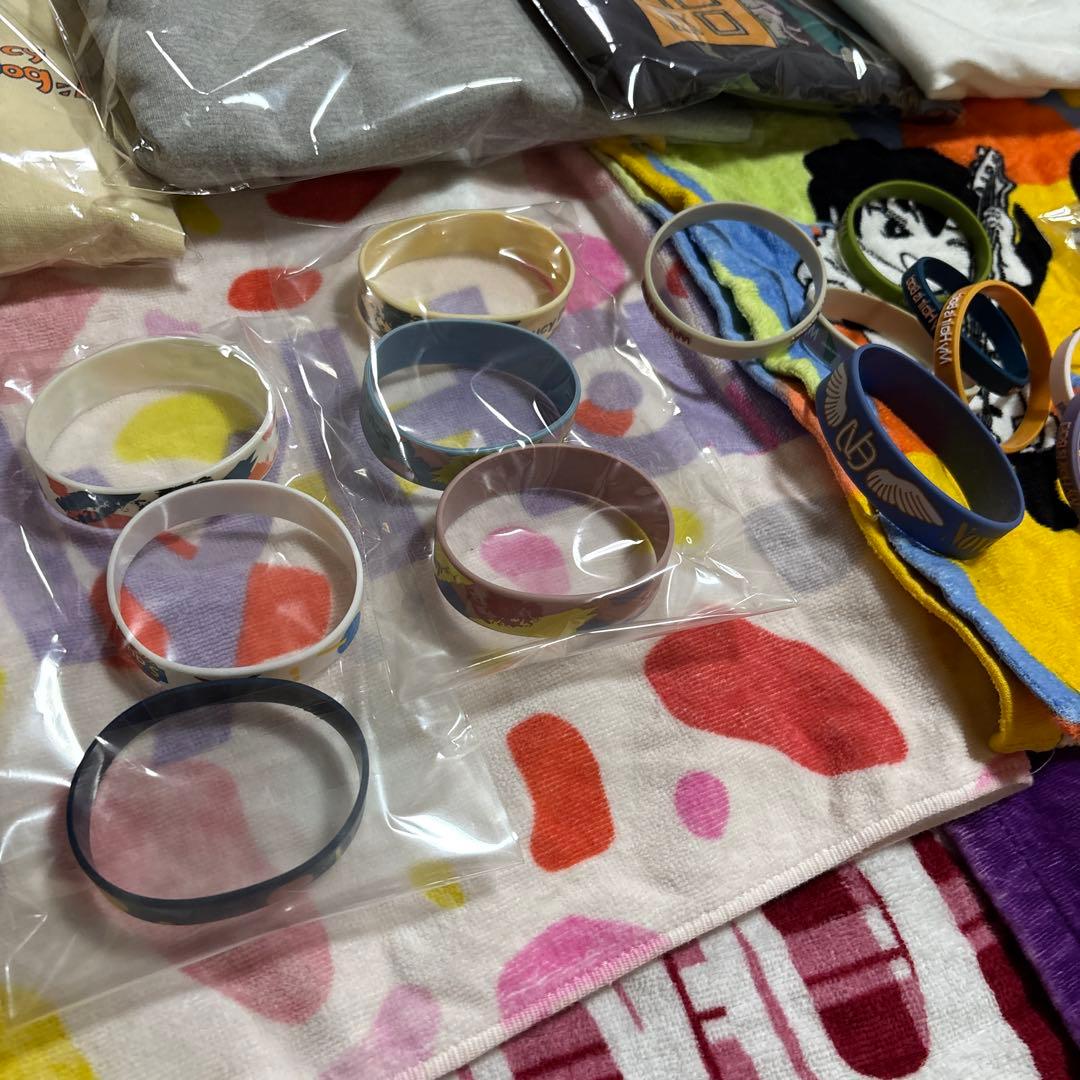 邦ロックバンドTシャツ　タオル　ラバーバンド 未使用マイヘア靴下