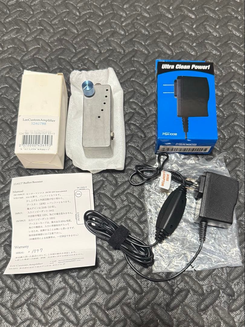 Lee Custom Amplifier 12AU7 BOSS電源セット