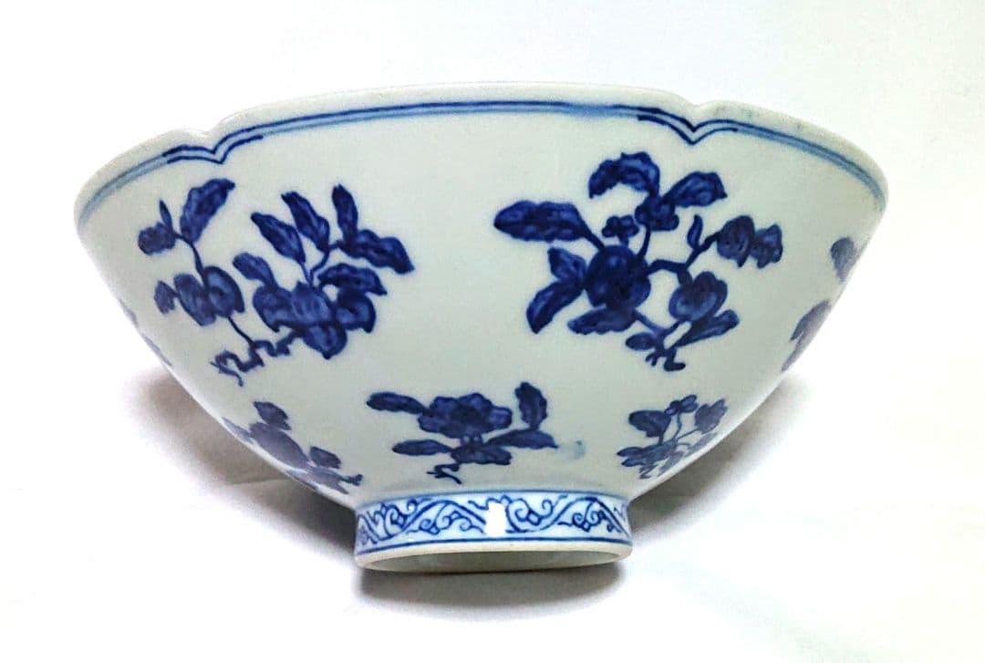 中国古陶磁器染付鉢A391