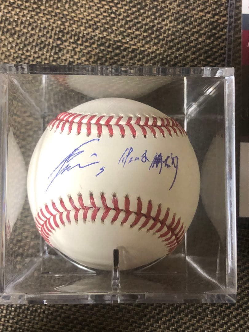 超激レア！　佐々木麟太郎　英語　漢字　ダブルサイン　鑑定書付き