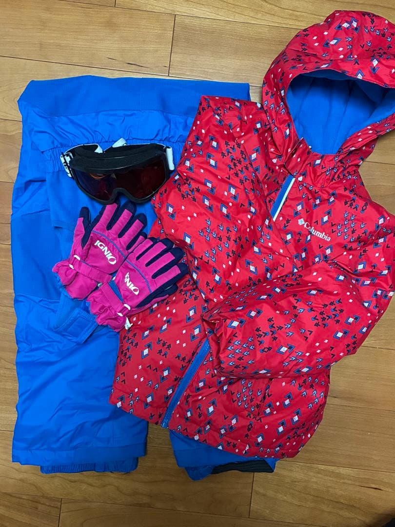 Columbia キッズ　スキーウェア上下セット