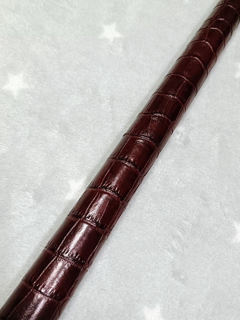 ★How Cue★美杢目★ボコテ★　★革巻き★エクステ付★ハオキュー★