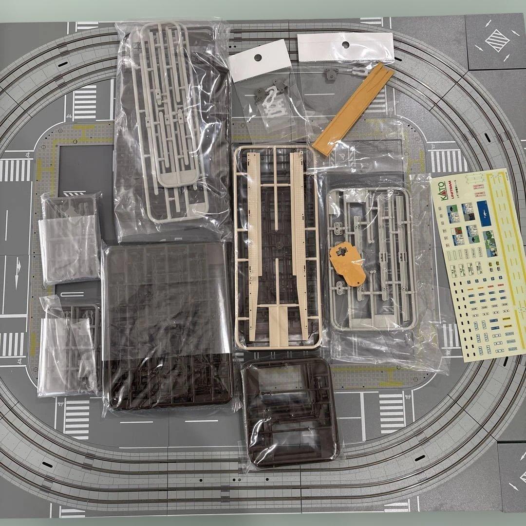 カトー40-811ユニトラム基本&40-813直線拡張 各ジャンク品2個セット！