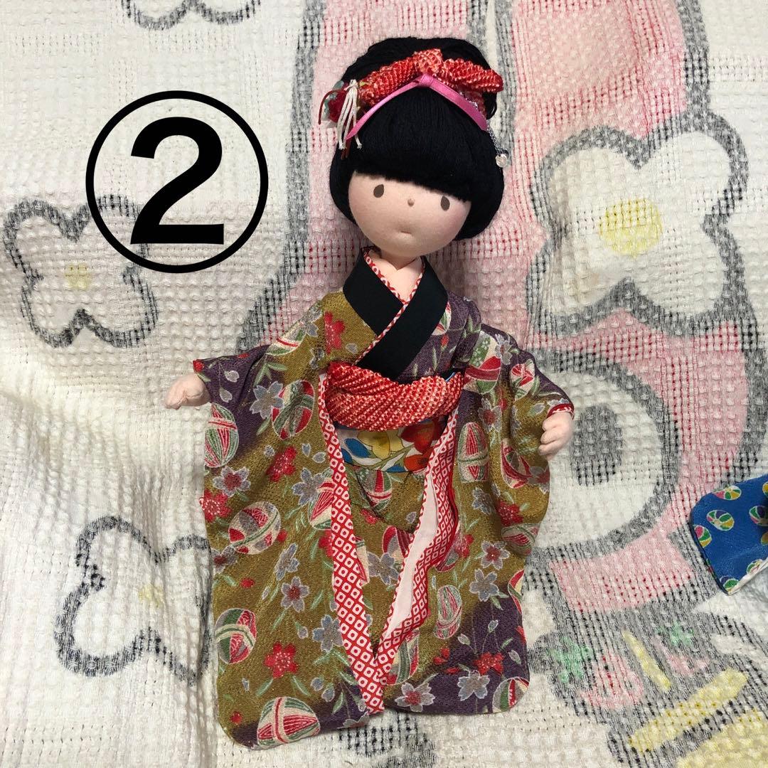 米山京子　米山京子風　和服　着物　人形　3体セット　中古品