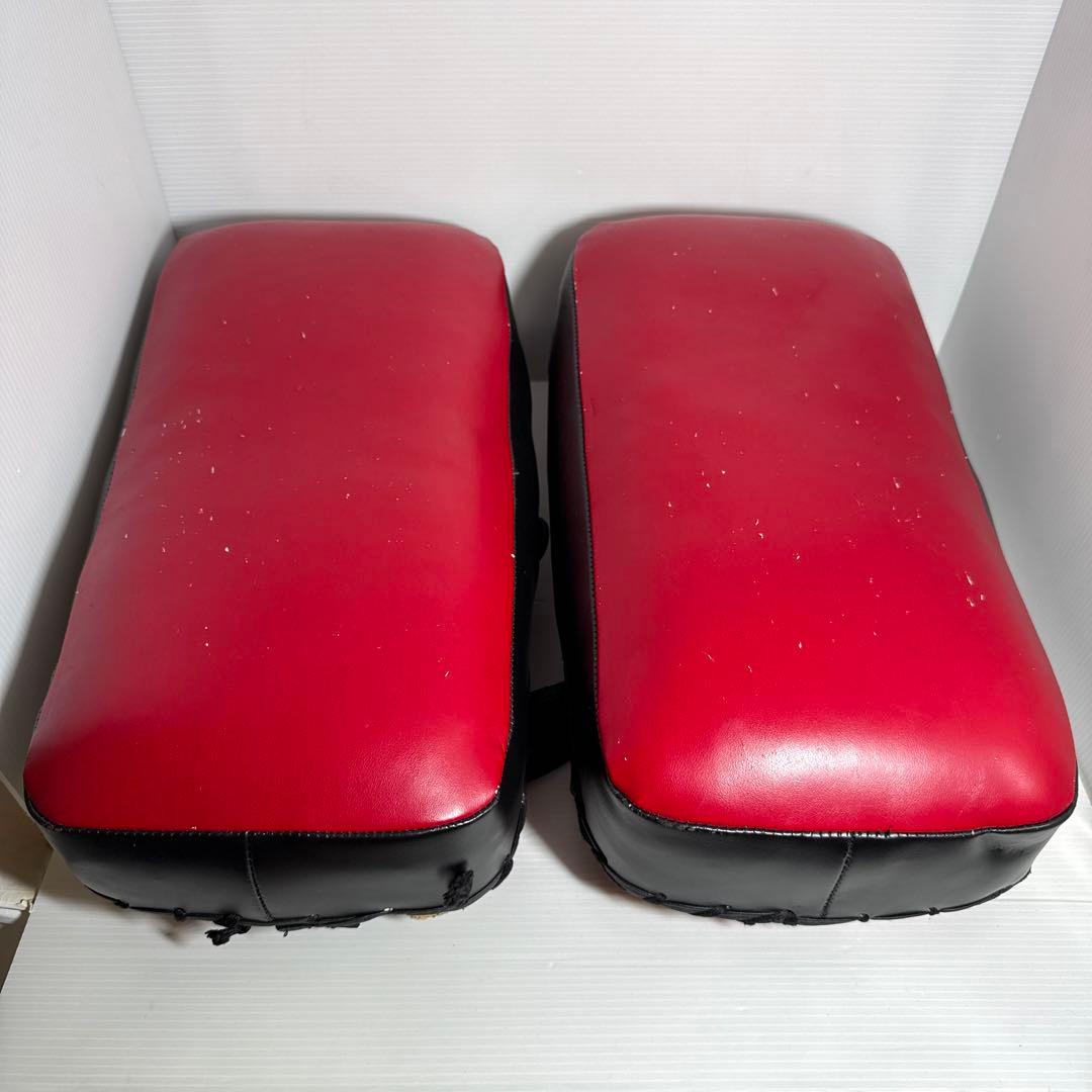 朝倉未来&海 直筆サイン入り パンチングミット&キックミット 2点セット