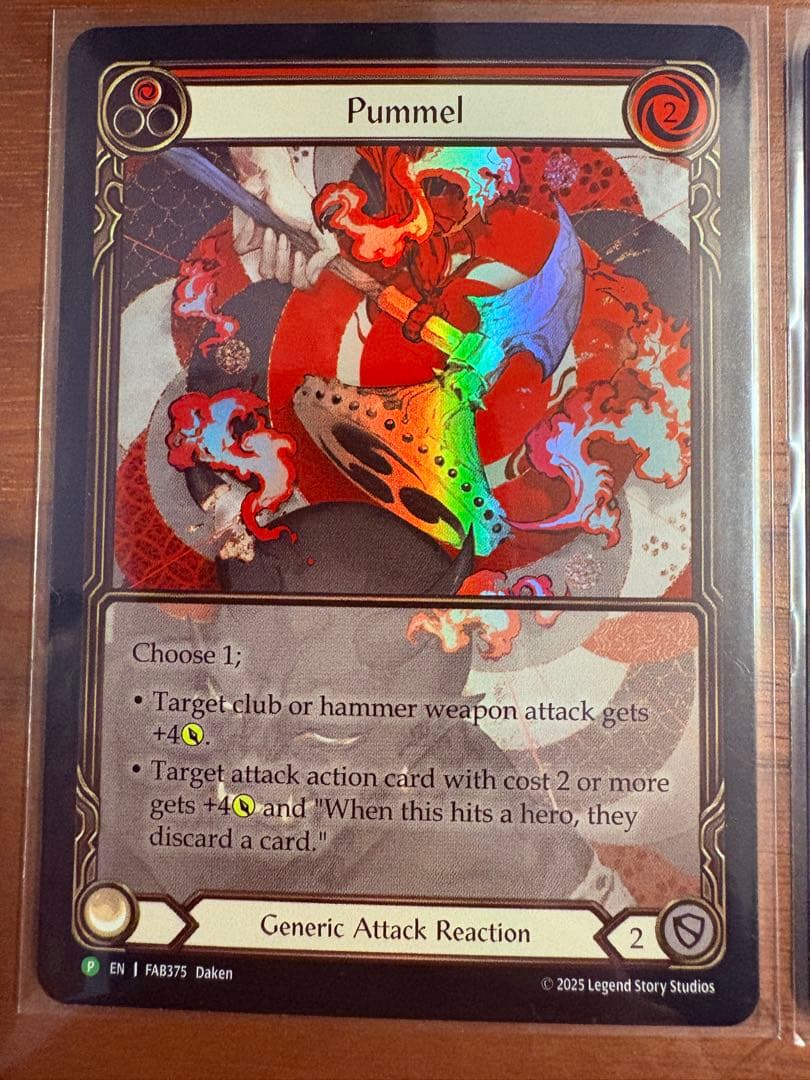 Pummel 殴打 プロモRF 未使用 FAB375 FaB