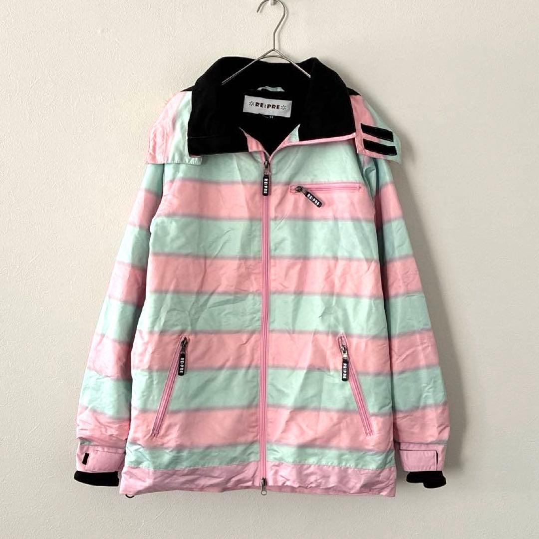 RE:PRE リプリ／スキー スノボ ウェア 上下セット パステル Lサイズ