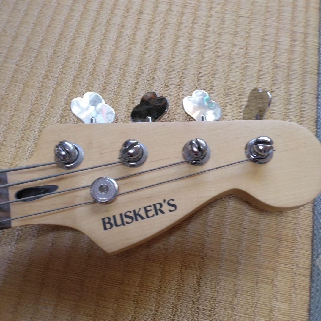 BUSKER'S エレキベース ブラックキャップ欠品