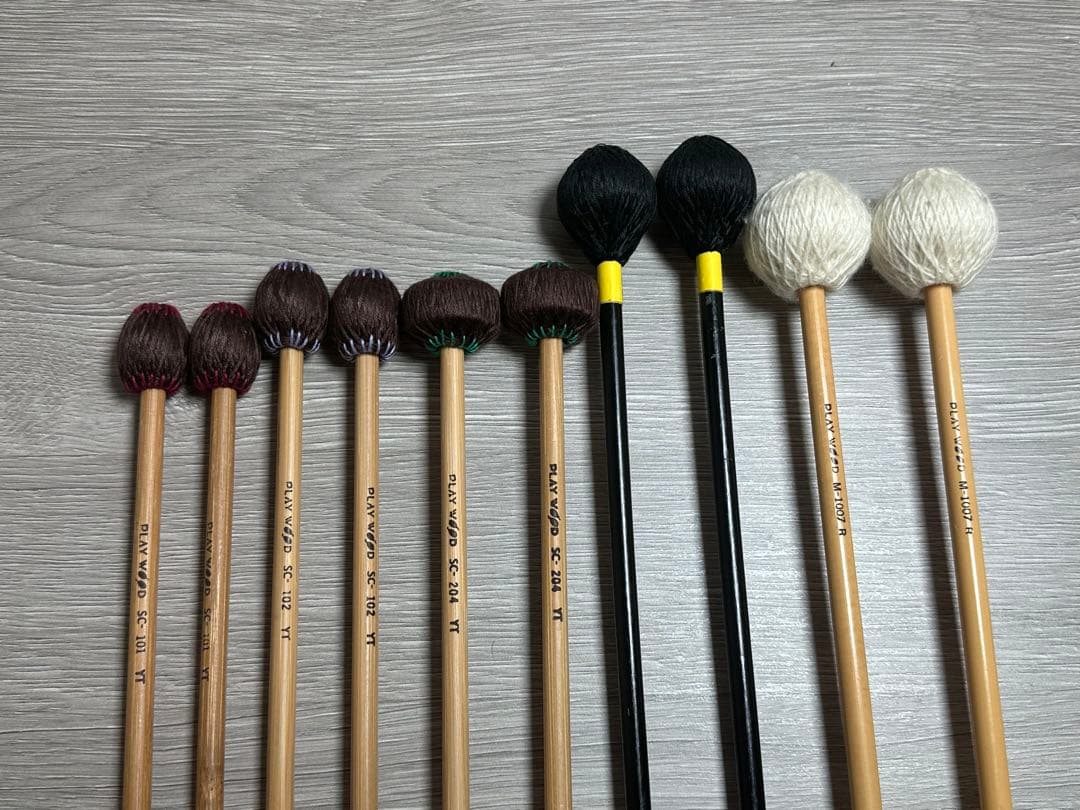 Y*i様 PLAYWOOD マレットセット 5種類。SC-101YT、SC-10