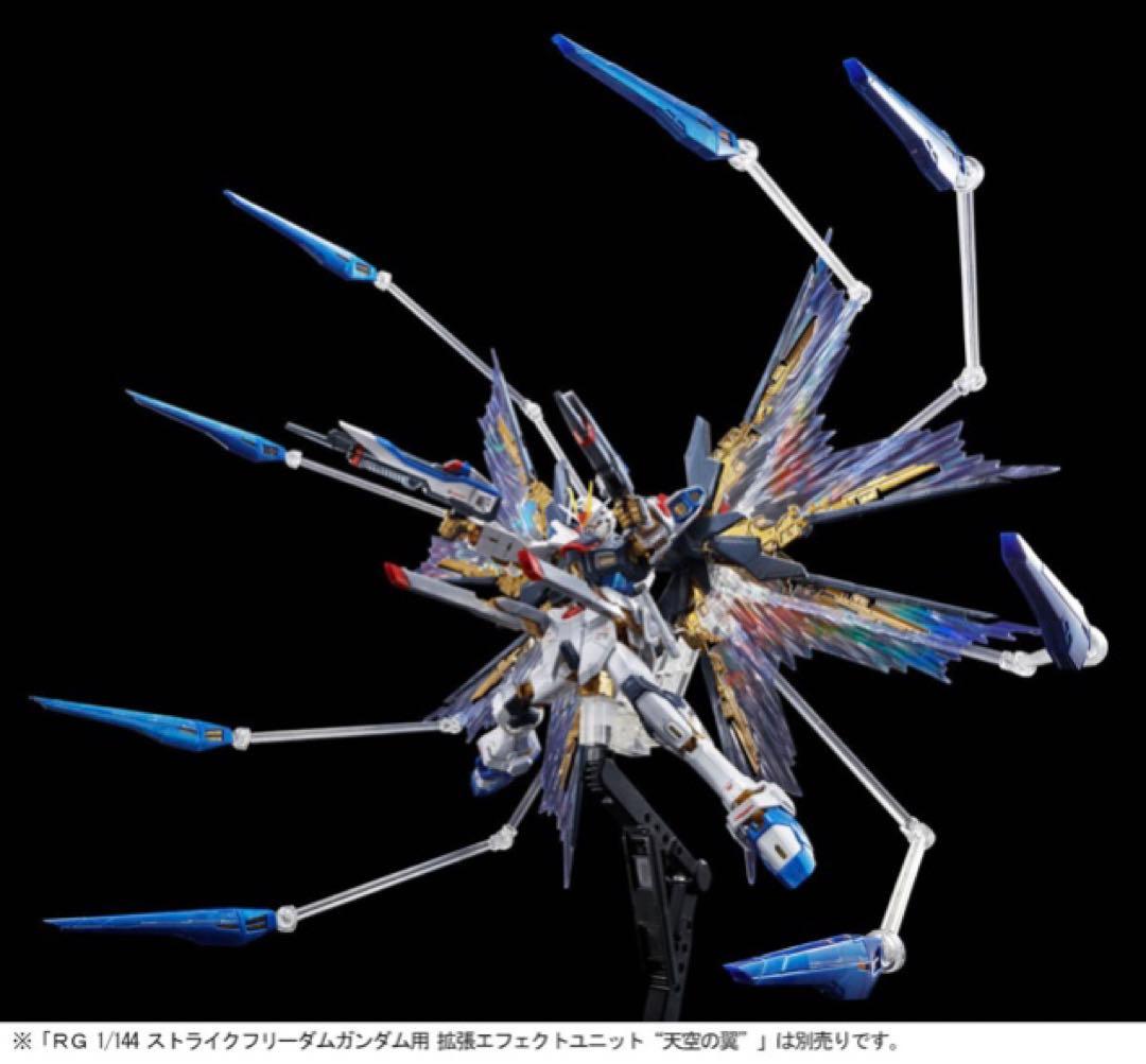 RG ストライクフリーダムガンダム チタニウムフィニッシュ&光の翼