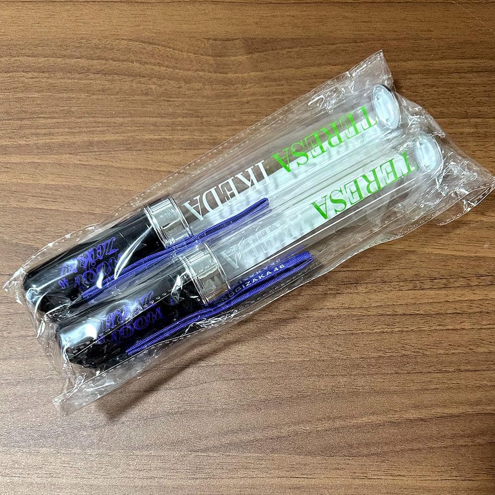 【即日発送】乃木坂46 池田瑛紗 個別プレートスティックライト 2本セット