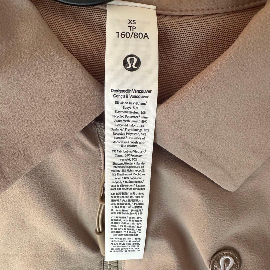 lululemon UVカット クラシックフィットゴルフジャケット