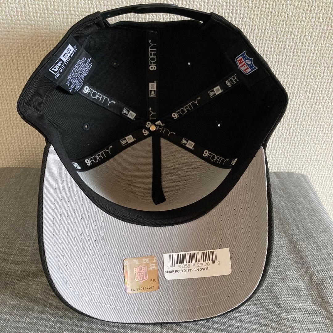 【海外限定】ニューエラ NFL シンシナティベンガルズ 9FORTY Aフレーム