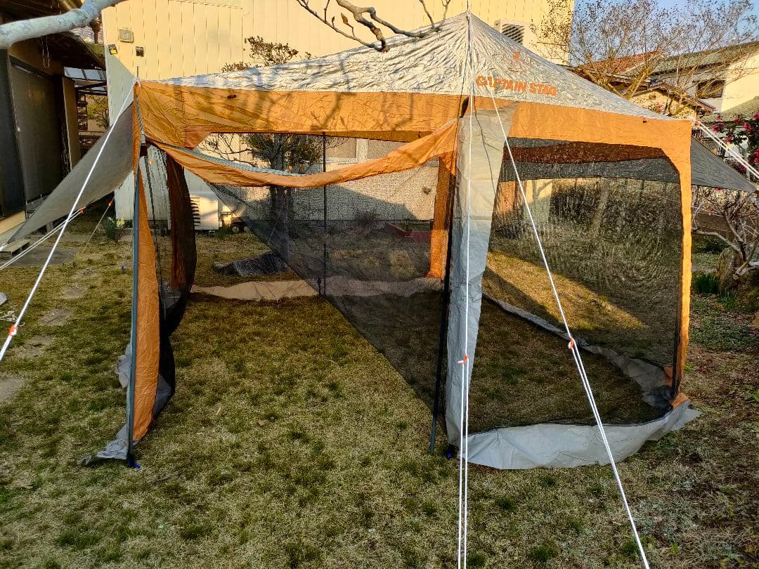 CAPTAIN STAG レジーナ メッシュタープ（キャノピー付）