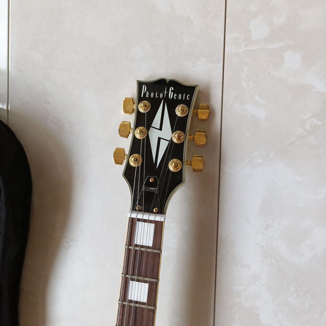 ProtocGenic レスポールスタイル エレキギター アイボリー